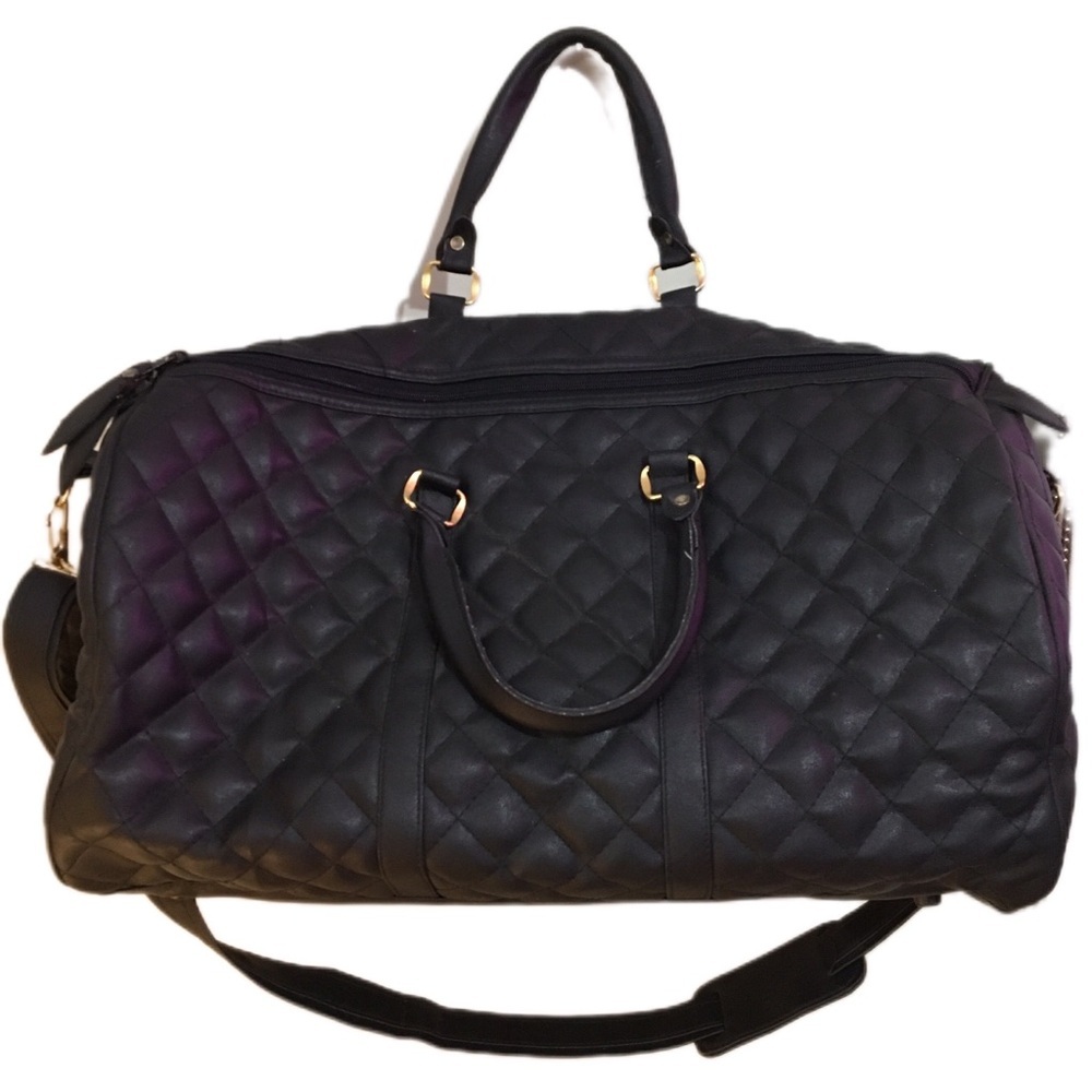 Elegant Black Quilted Women's Bag